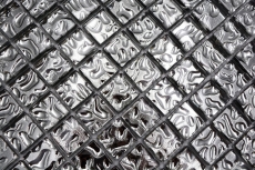 Hand sample glass mosaic Mosaic tile Wall tile Wall tiling Kitchen splashback MOS78-8BS4_m