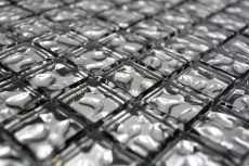 Hand sample glass mosaic Mosaic tile Wall tile Wall tiling Kitchen splashback MOS78-8BS4_m