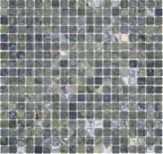 Hand-painted natural stone mosaic marble green matt wall floor kitchen bathroom shower MOS38-15-407_m