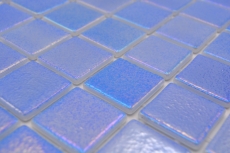 Hand pattern swimming pool mosaic pool mosaic glass mosaic blue iridescent multicolored glossy wall floor kitchen bathroom shower MOS220-P55382_m