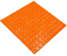 Hand sample swimming pool mosaic pool mosaic glass mosaic orange glossy wall floor kitchen bathroom shower MOS220-P25820_m