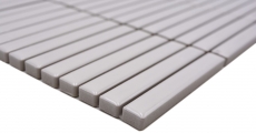 Hand-painted ceramic mosaic mosaic tiles white glossy wall kitchen bathroom shower MOS24-CG11_m