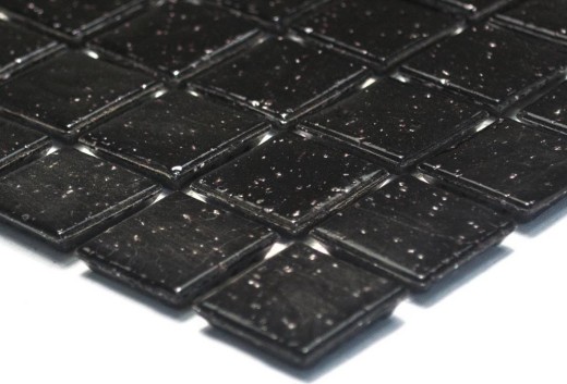 Glass mosaic mosaic tile black spots shower BATH WALL kitchen wall - MOS50-0302
