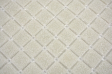 Glass mosaic mosaic tile Light gray Cream Spots shower BATH WALL kitchen wall - MOS200-A05-N