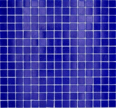 Glass mosaic Ultramarine blue Dark blue Pool mosaic Swimming pool mosaic Mosaic tile Paper-bonded MOS200-A20