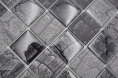 Glass mosaic mosaic tile stone look forest gray dark gray MOS88-88P
