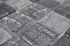 Glass mosaic mosaic tile stone look forest gray dark gray MOS88-88P