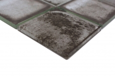 Glass mosaic mosaic tile Retro Vinatage cement style urban gray MOS88-S04