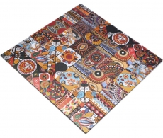 Self-adhesive mosaic mat metal retro mandala pattern mat Afrikaans ornament MOS200-U01