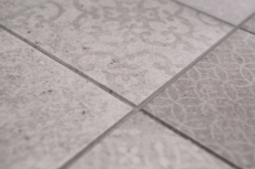 Self-adhesive mosaic mat vinyl shabby chic gray ornament MOS200-SCELLO