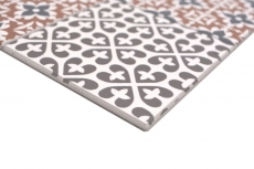 Self-adhesive mosaic mat vinyl Spanish tile look ornament colorful MOS200-S1406