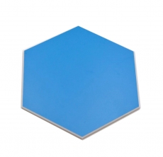Self-adhesive hexagon vinyl mosaic tile blue MOS200-S04