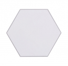 Self-adhesive hexagon vinyl mosaic tile white MOS200-S01