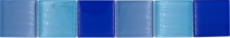 Glass mosaic mosaic tiles glass border blue glossy wall kitchen bathroom shower MOS92-BO19480