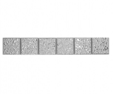 Mosaic border Silver structure MOS16BOR-0207