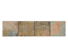 Mosaic border Vintage 71 mix beige-brown-green MOS16BOR-71CB