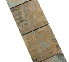 Mosaic border Vintage 71 mix beige-brown-green MOS16BOR-71CB