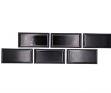 Mosaic border Metro uni black MOS26BORM-0303