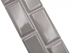Mosaic border Metro uni stone gray MOS26BORM-0202