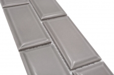 Mosaic border Metro uni stone gray MOS26BORM-0202