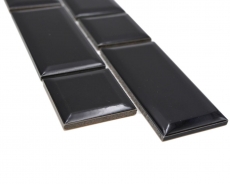 Mosaic border Metro uni black mix MOS26BORWM-0301