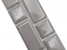 Mosaic border Metro uni stone gray mix MOS26BORWM-0202