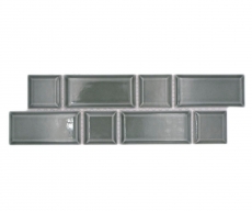 Mosaic border Metro uni petrol mix MOS26BORWM-0218