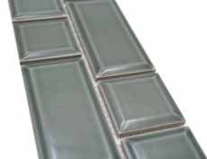Mosaic border Metro uni petrol mix MOS26BORWM-0218