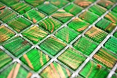 Glass mosaic mosaic tile light pearl green light green gold copper iridescent MOS230-G24
