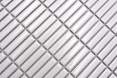 Ceramic mosaic white glossy bamboo look mosaic tile kitchen wall tile backsplash bathroom shower wall MOS24-BM1_f