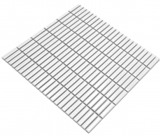 Ceramic mosaic white glossy bamboo look mosaic tile kitchen wall tile backsplash bathroom shower wall MOS24-BM1_f