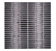 Ceramic mosaic black glossy bamboo look mosaic tile kitchen wall tile backsplash bathroom shower wall MOS24-BM2_f