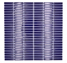 Ceramic mosaic cobalt blue glossy bamboo look mosaic tile kitchen wall tile backsplash bathroom shower wall MOS24-BM5_f