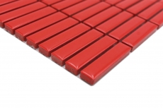 Ceramic mosaic red glossy bamboo look mosaic tile kitchen wall tile backsplash bathroom shower wall MOS24-BM7_f