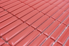 Ceramic mosaic red glossy bamboo look mosaic tile kitchen wall tile backsplash bathroom shower wall MOS24-BM7_f