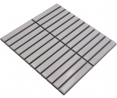 Ceramic mosaic antique white glossy rod-look mosaic tile kitchen wall tile backsplash bathroom shower wall MOS24-S30_f