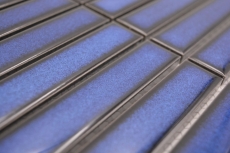 Ceramic mosaic cobalt blue glossy rod look mosaic tile kitchen wall tile backsplash bathroom shower wall MOS24-S40_f
