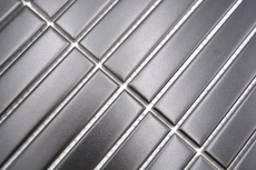 Ceramic mosaic black matt rod look mosaic tile kitchen wall tile backsplash bathroom shower wall MOS24-S60_f