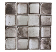 Mosaic tile glass mosaic gray glossy cement look mosaic tile kitchen wall tile mirror bathroom shower wall MOS88-S04_f