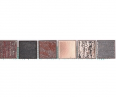 Border Border mosaic multicolored matt retro look mosaic tile kitchen wall tile mirror bathroom shower wall MOS24BOR-1235_f
