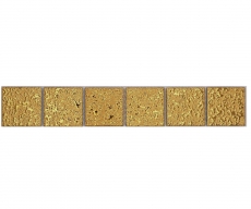 Border Border mosaic gold shiny hammer look mosaic tile kitchen wall tile mirror bathroom MOS16BOR-0707_f
