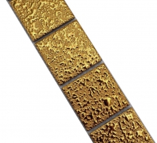 Border Border mosaic gold shiny hammer look mosaic tile kitchen wall tile mirror bathroom MOS16BOR-0707_f