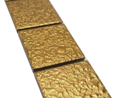 Border Border mosaic gold shiny hammer look mosaic tile kitchen wall tile mirror bathroom MOS16BOR-0707_f
