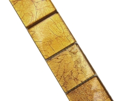 Border Border mosaic gold glossy mosaic tile kitchen wall tile mirror bathroom shower wall MOS120BOR-0786_f