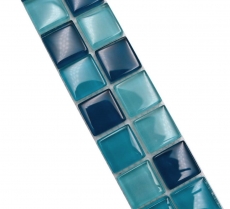 Border borde mosaic mix multicolored glossy mosaic tile kitchen wall tile mirror bathroom shower wall MOS88BOR-XCE95_f