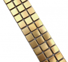 Border Border mosaic gold glossy mosaic tile kitchen wall tile mirror bathroom MOS129BOR-0707_f