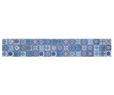 Border Border mosaic blue matt retro look mosaic tile kitchen wall tile mirror bathroom shower wall MOS78BOR-RB33_f