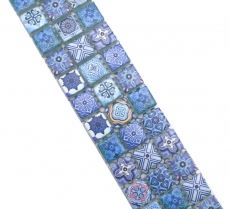 Border Border mosaic blue matt retro look mosaic tile kitchen wall tile mirror bathroom shower wall MOS78BOR-RB33_f