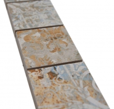 Border Border mosaic mix light multicolored matt carpet look mosaic tile kitchen wall tile mirror bathroom shower wall MOS14BOR-47CS_f