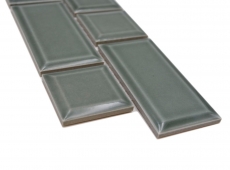 Border Border mosaic petrol glossy metro look mosaic tile kitchen wall tile mirror bathroom shower wall MOS26BORWM-0218_f